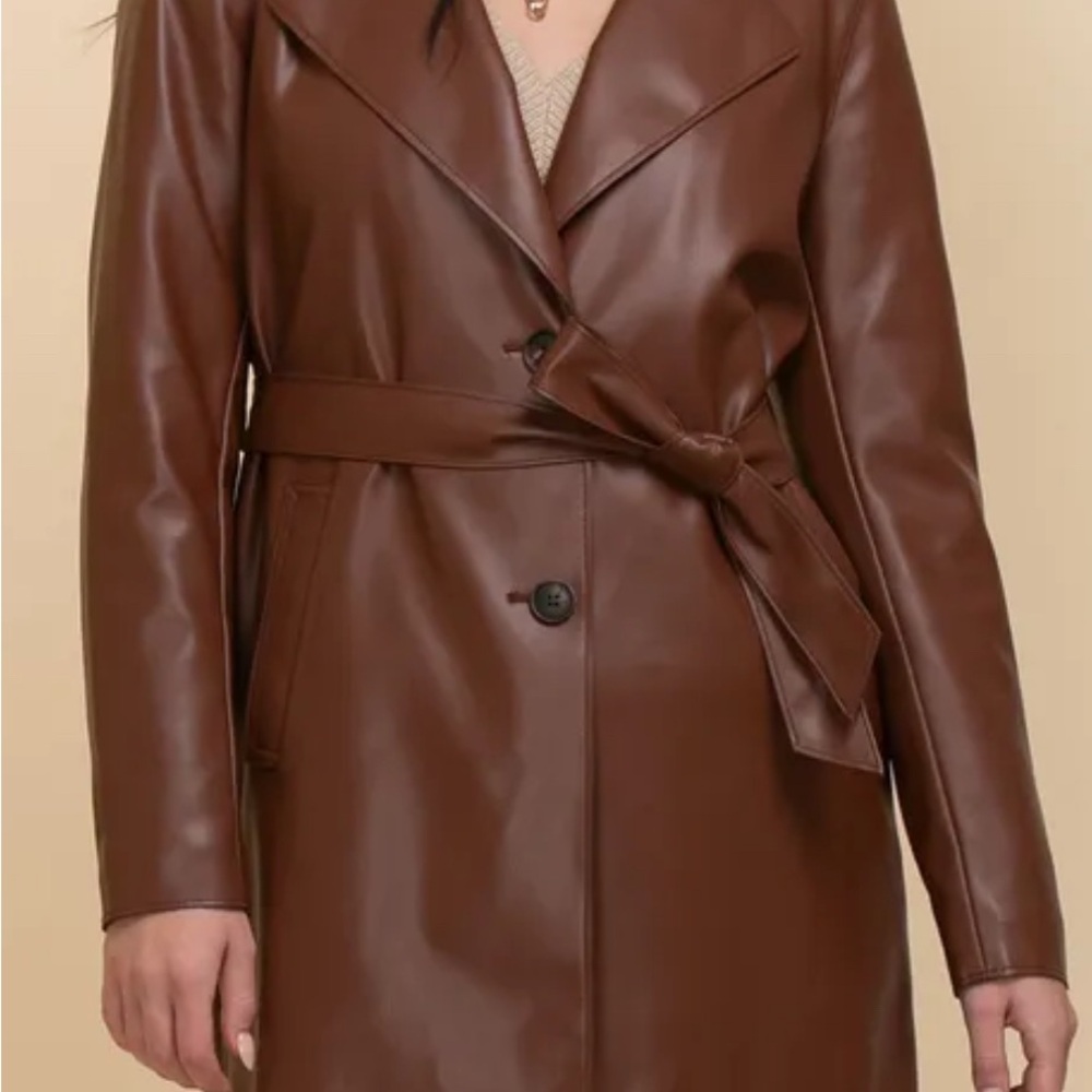 Ricki's Chocolate Leather Jacket